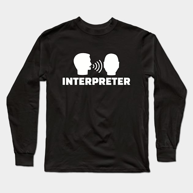 Interpreter Long Sleeve T-Shirt by Designzz